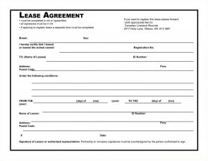 Free Template Lease Agreement 004 Basic Residential Lease Agreement South Africa Simple Rental