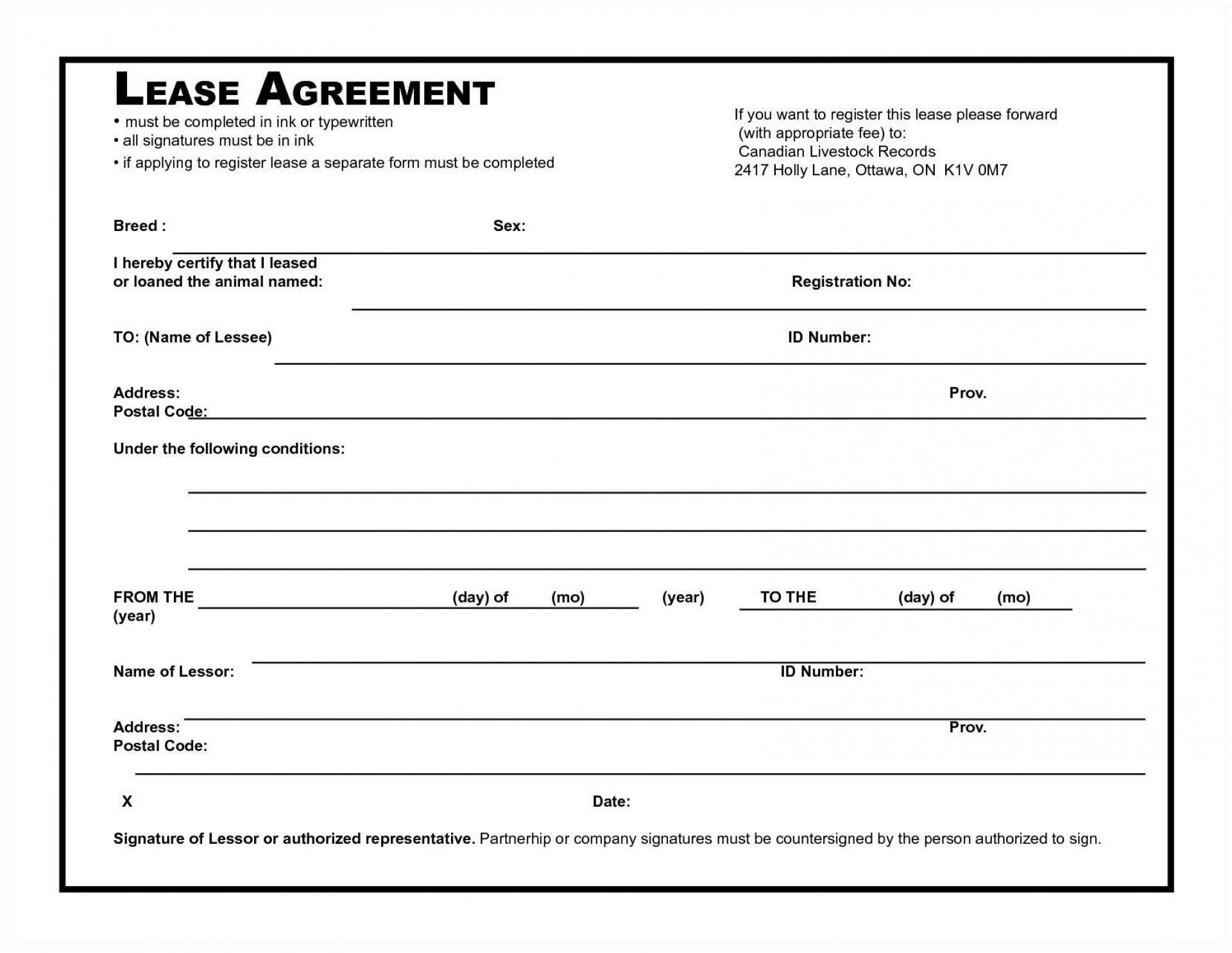 Free Template Lease Agreement 004 Basic Residential Lease Agreement South Africa Simple Rental