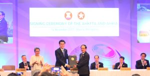 Free Trade Agreement With China The Signing Of The Aseanhongkong China Free Trade Agreement And