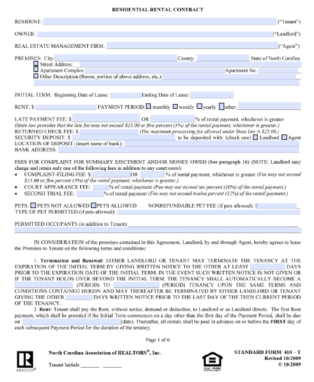 Georgia Apartment Association Lease Agreement Free North Carolina Standard Residential Lease Agreement Template
