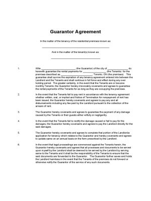 Guarantee Agreement Template Guarantor Agreement Form 16 Free Templates In Pdf Word Excel