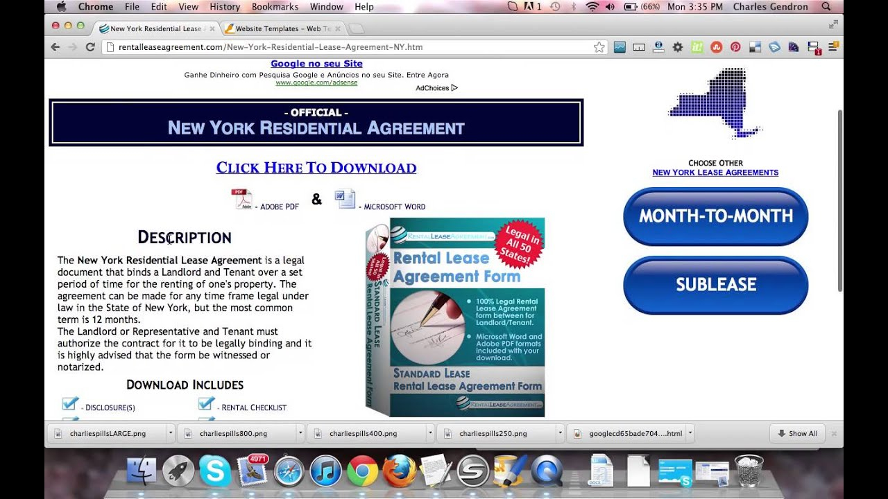 House Lease Agreement Ny New York Residential Lease Agreement