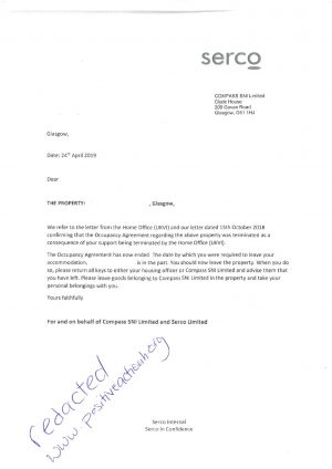 Interim Occupancy Agreement Govan Law Centre Statement In The Appeal Of Ali V Serco Ltd