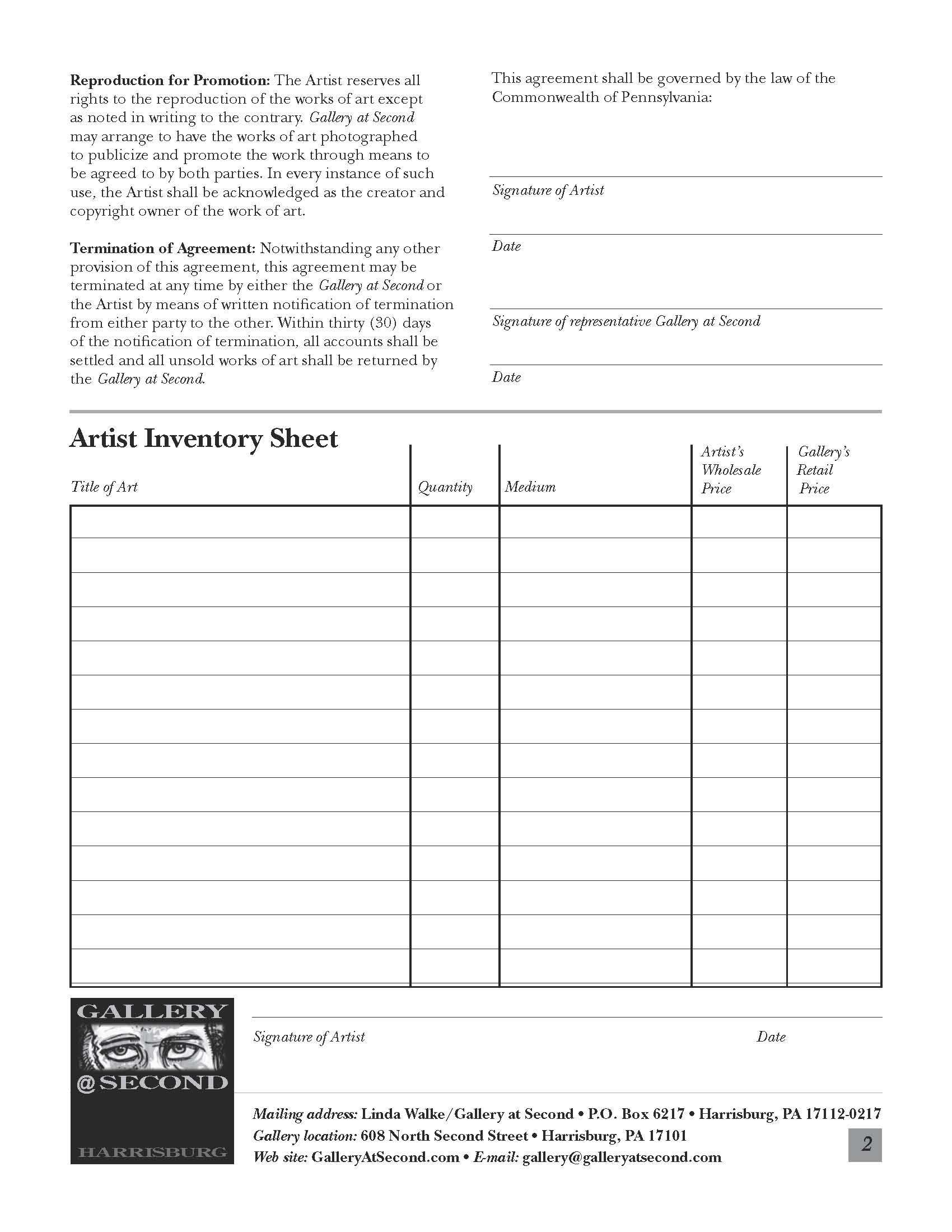 Inventory Consignment Agreement Consignment Agreement Pdf 79755 Agreement Consignment Agreement Form