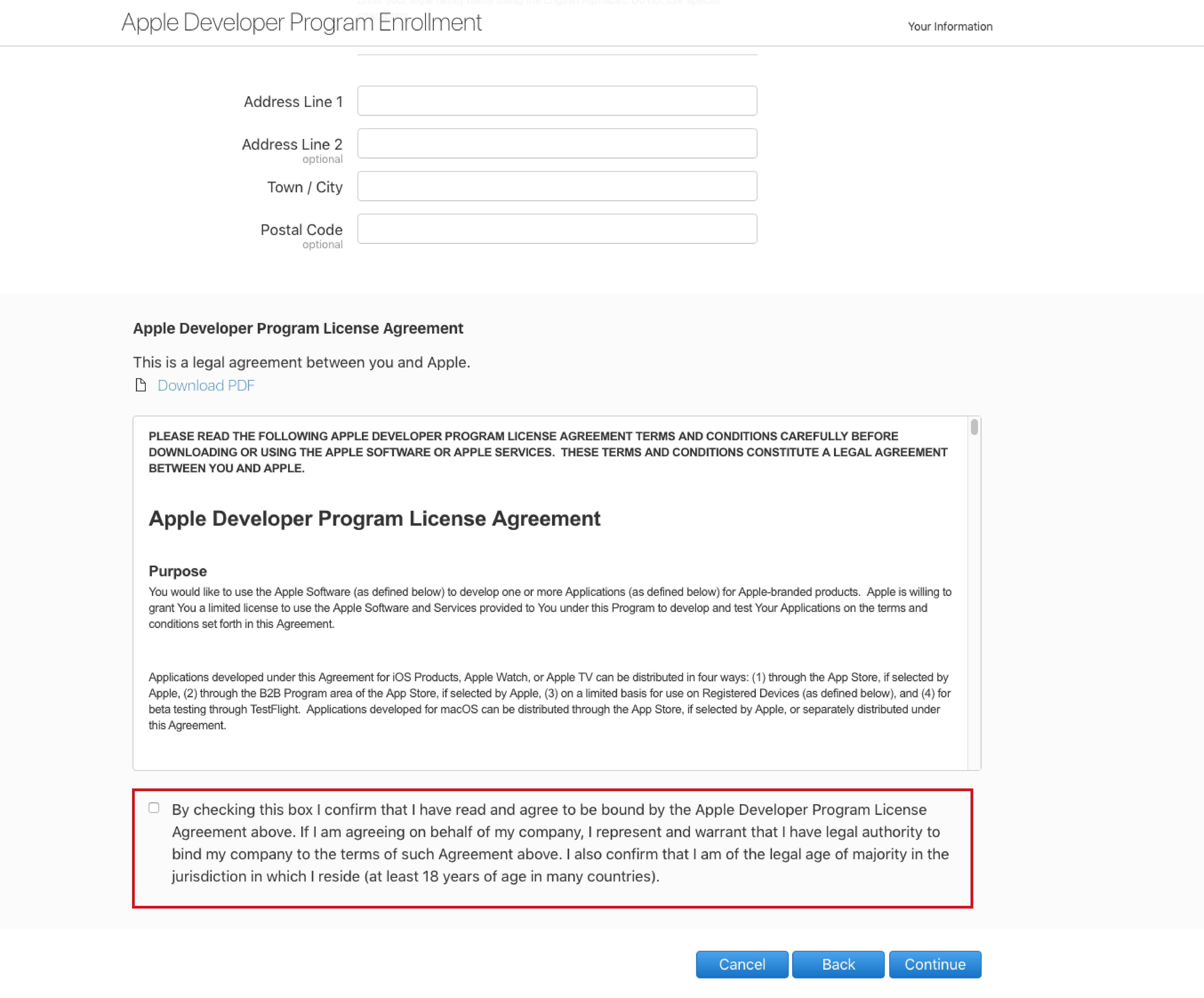 Ios Developer License Agreement Creating An Ios Developer Account Step Step Guide Appmachine
