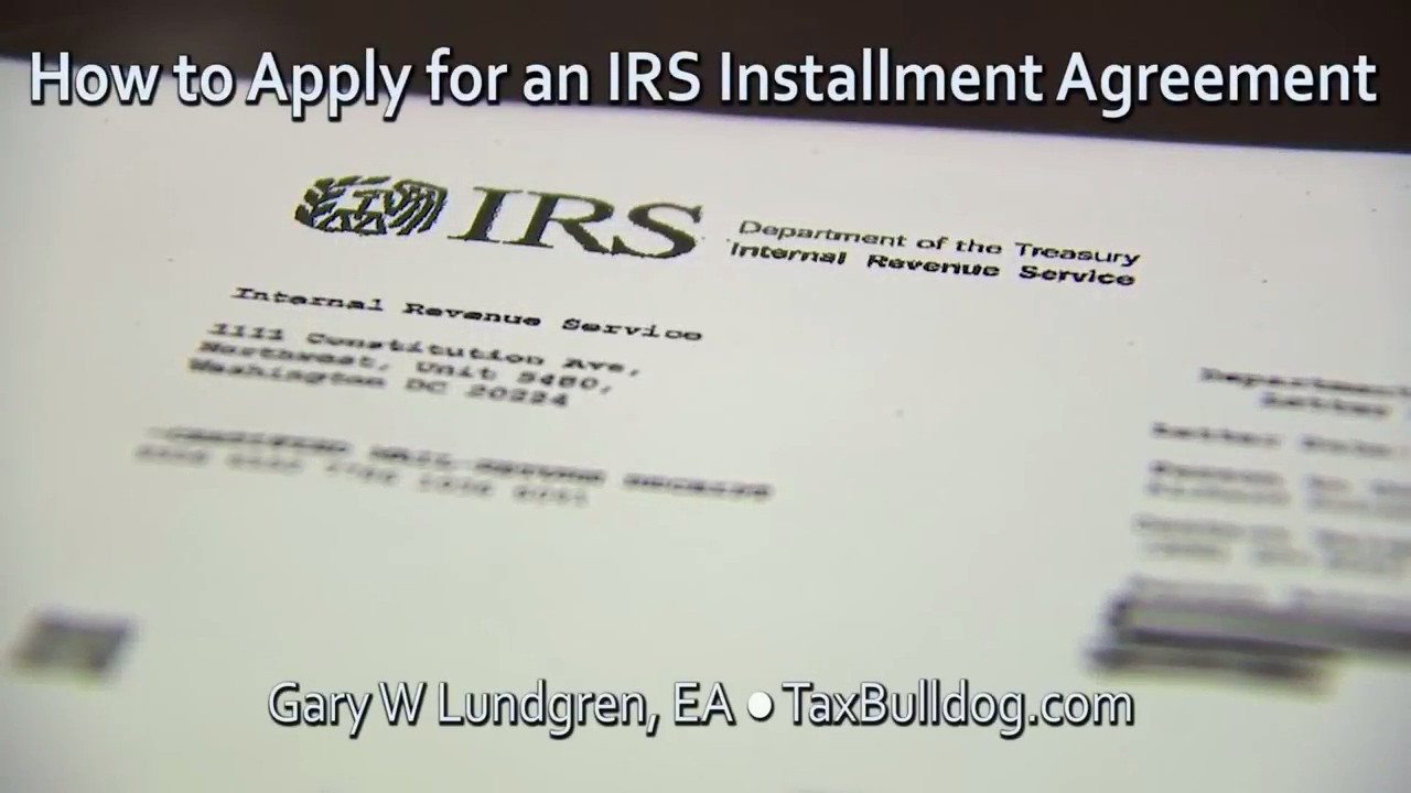Irs Installment Agreement Online How To Apply For An Irs Installment Agreement Ep2017 06