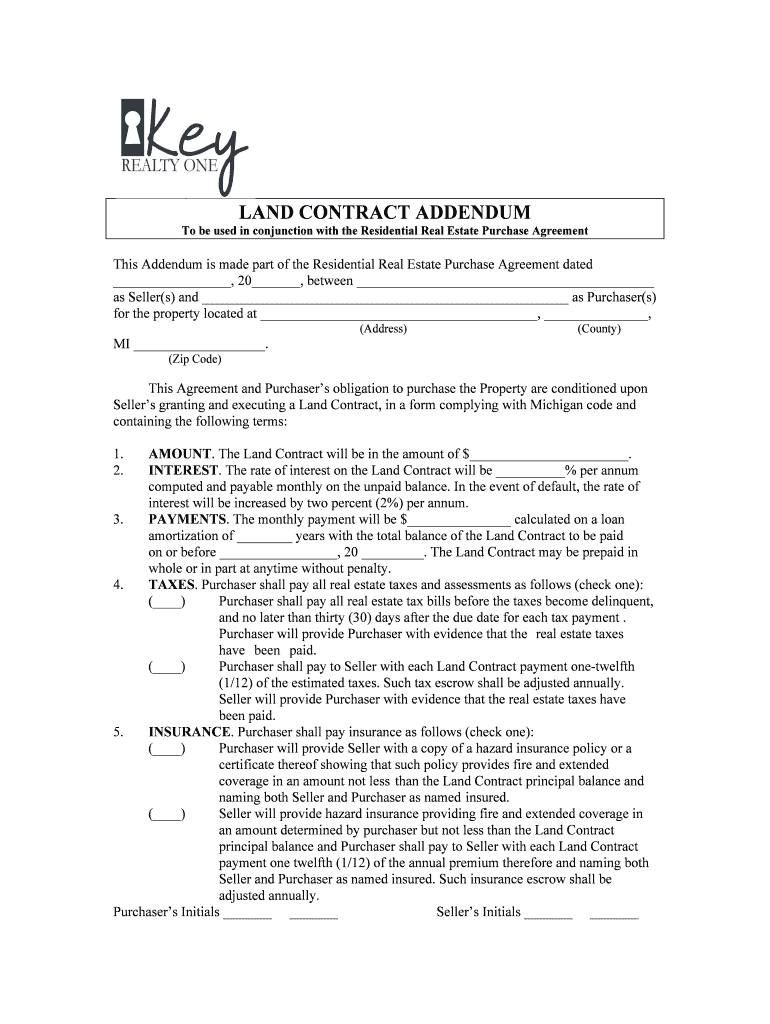Land Purchase Agreement Template Vacant Land Purchase And Sale Agreement Washington State Sample