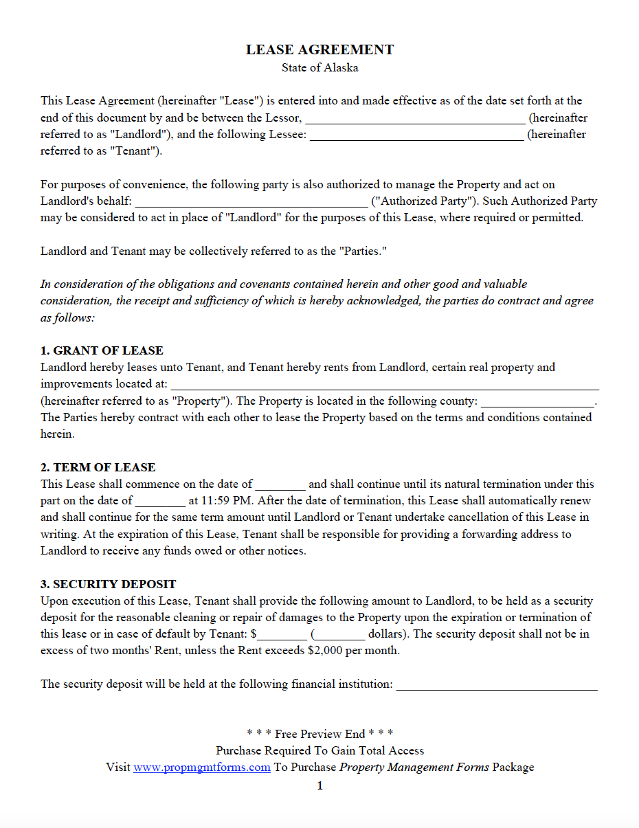 Lease Agreement Form Illinois State Specific Residential Lease Agreements Property Management