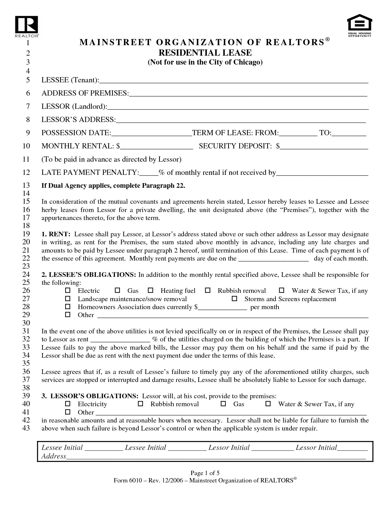 Lease Agreement Form Illinois Stock Free Lease Agreement Illinois 650841 Form Samples Auto