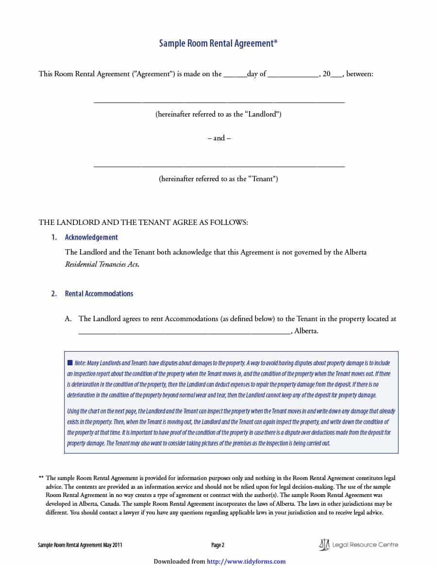 Lease Agreement Sample Form 39 Simple Room Rental Agreement Templates Template Archive