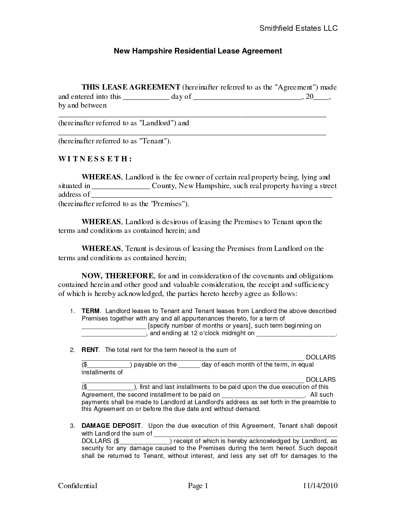 Lease Agreement Sample Form Free Commercial Lease Agreement Template Radiodignidad