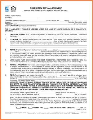 Lease And Purchase Agreement California Residential Purchase Agreement Download Free 14 Standard