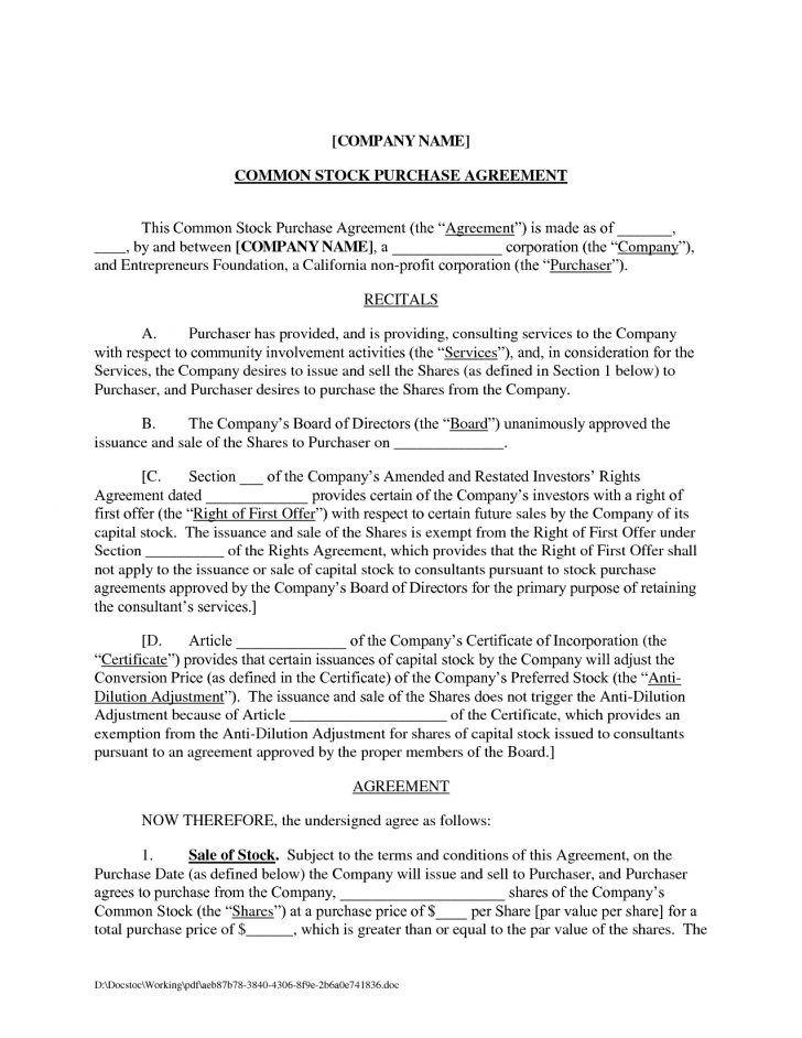 Legal Agreement Between Two Parties Template Of A Contract Between Two ...