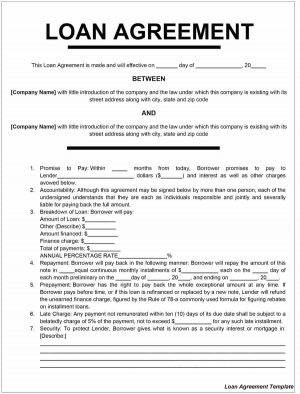 Loan Agreement Template Between Family Members Loan Agreement Form Between Family Members Images Simple Two