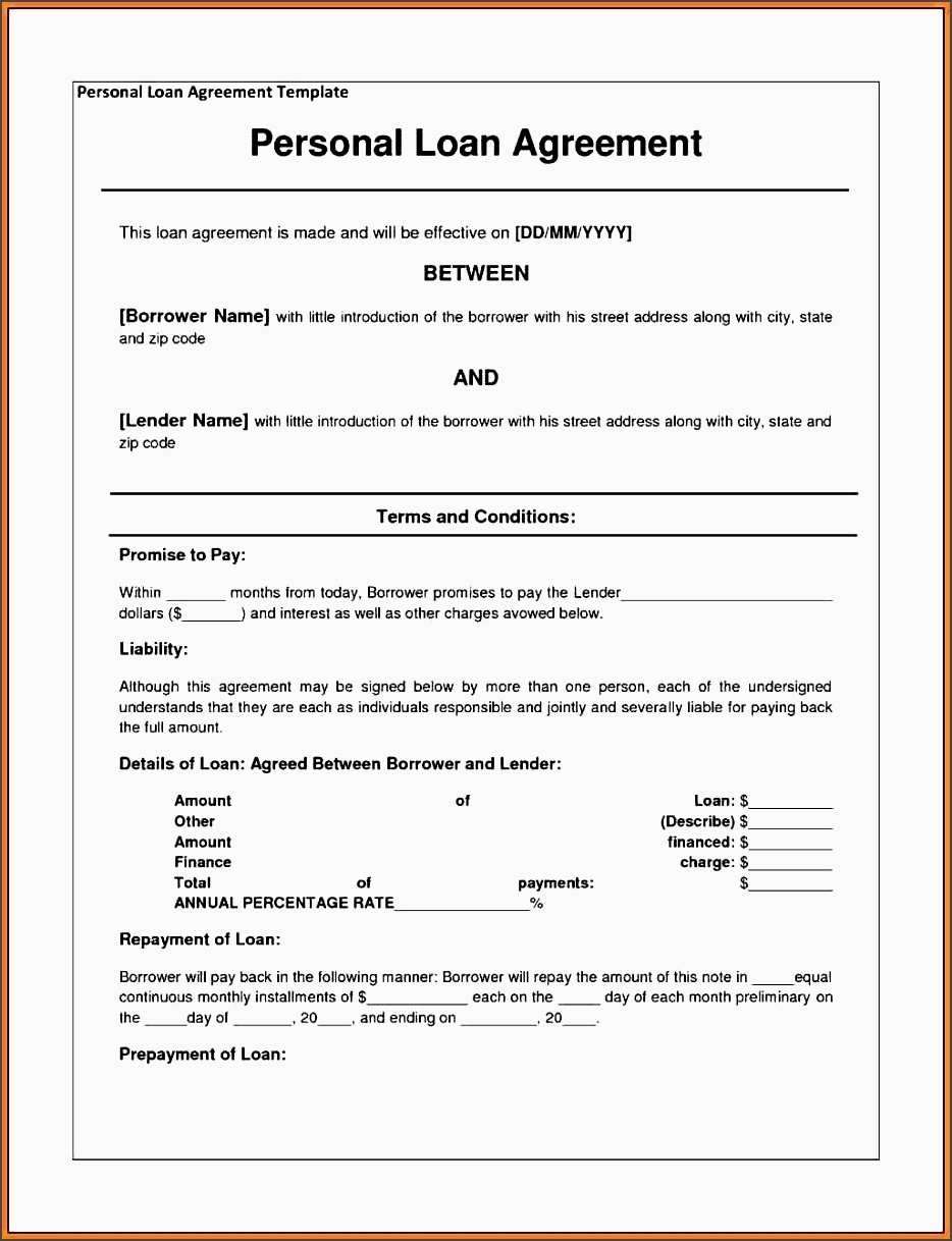 Loan Agreement Template Between Family Members Template Loan Agreement Between Family Members 147 Loan Agreement