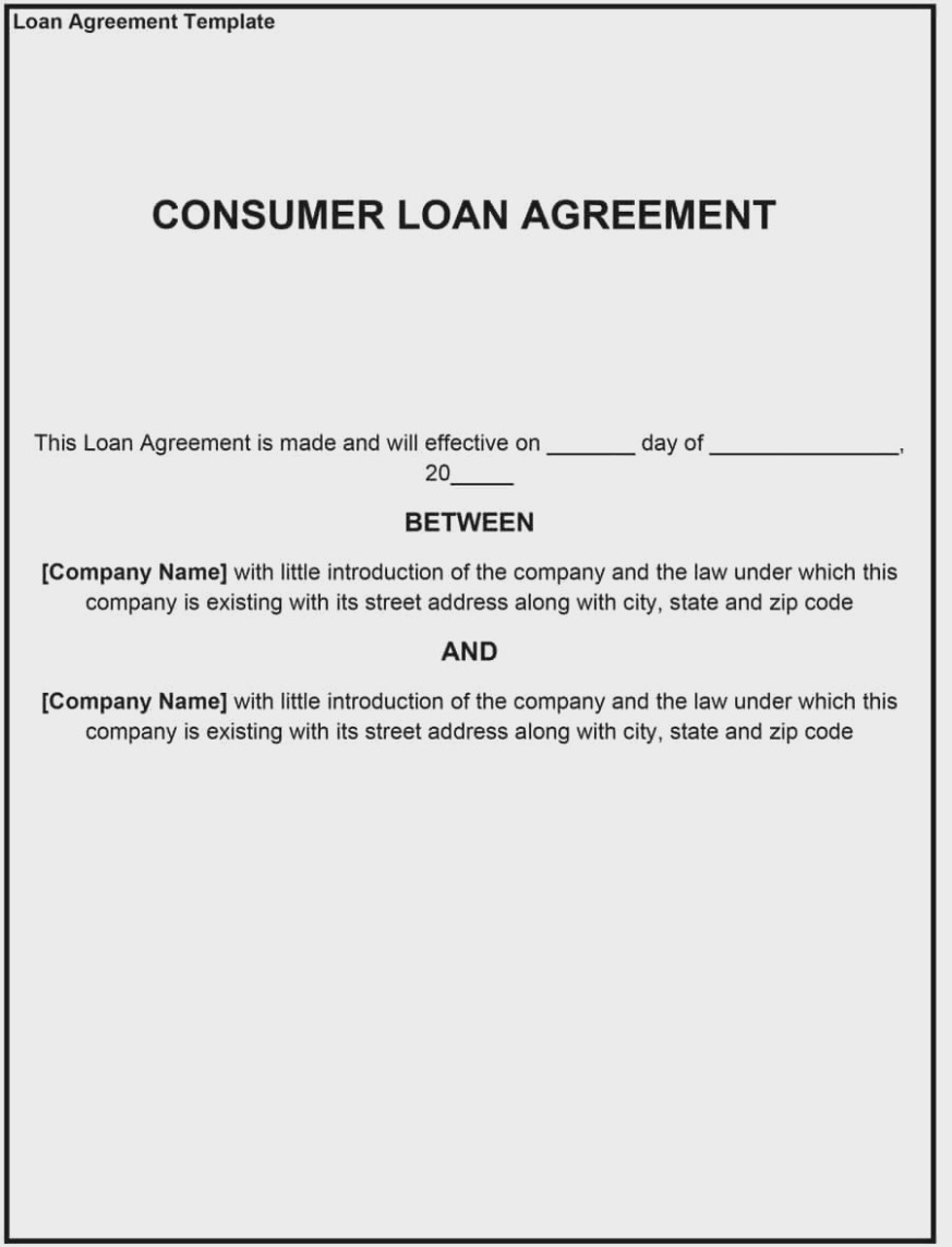 Loan Agreement Template Between Family Members Whats So Trendy About