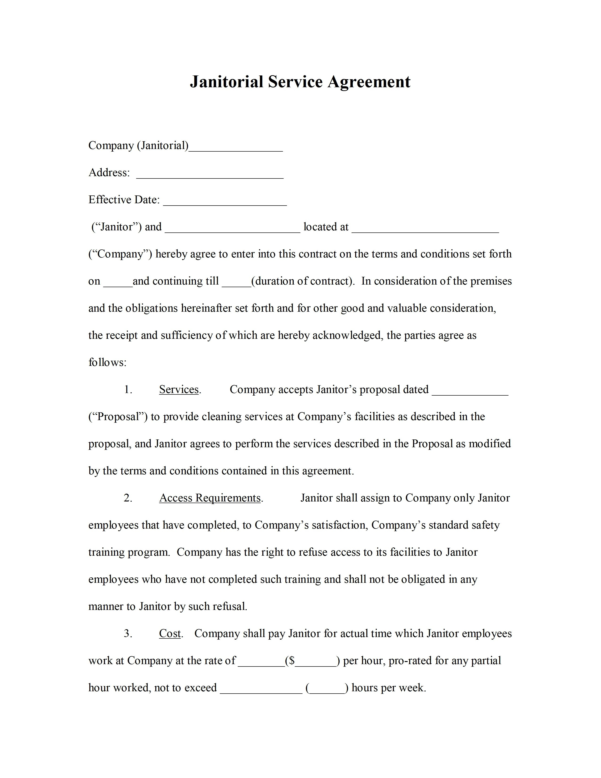 Maintenance Agreement Terms And Conditions 003 Service Contract Template Word Ideas Incredible Simple