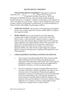 Master Services Agreement Master Service Agreement This Master Service Agreement Made And Fill