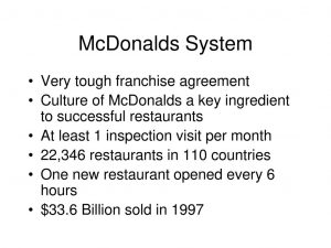 Mcdonalds Franchise Agreement Financing And Franchising Ppt Download