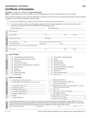 Minnesota Purchase Agreement How To Use A Minnesota Resale Certificate