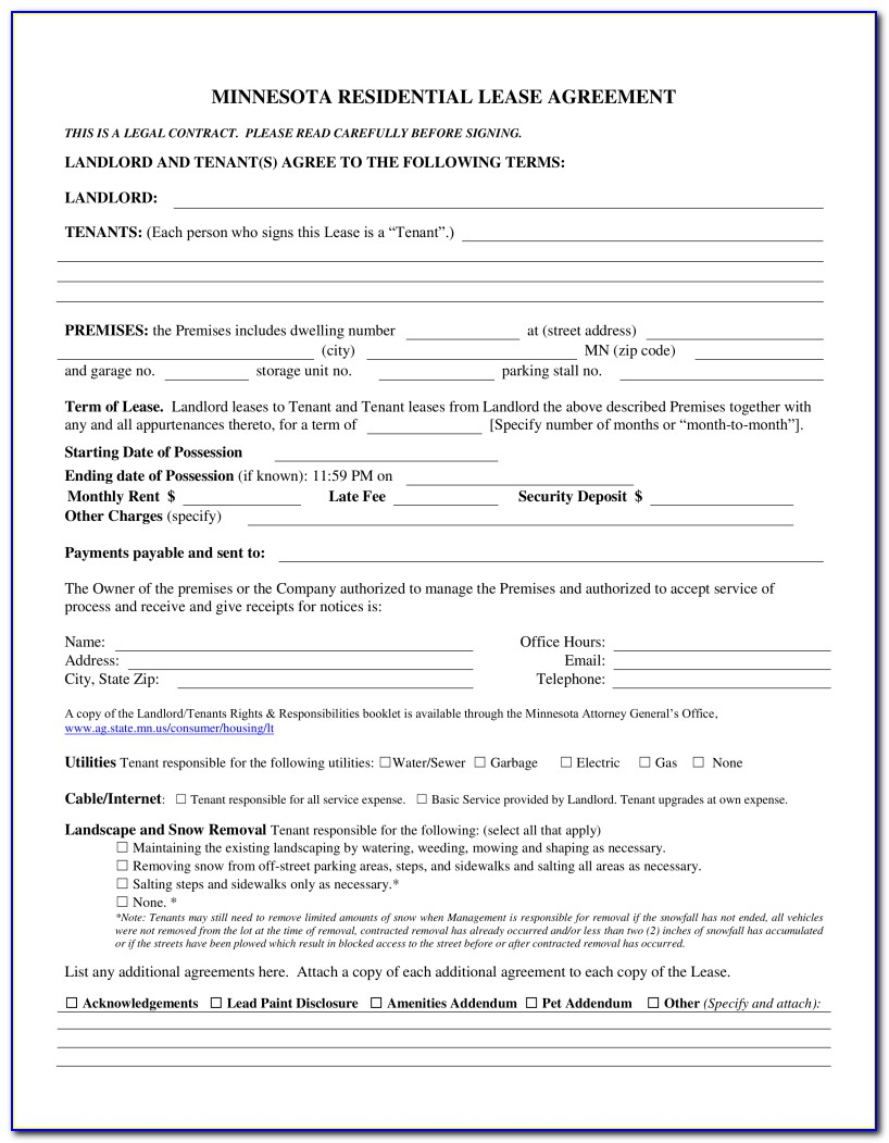 Mn Real Estate Purchase Agreement Minnesota Realtor Purchase Agreement Form Form Resume Examples