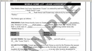 Mobile Home Lease Agreement Adventures In Mobile Homes Terminology Tuesday Mobile Home Park