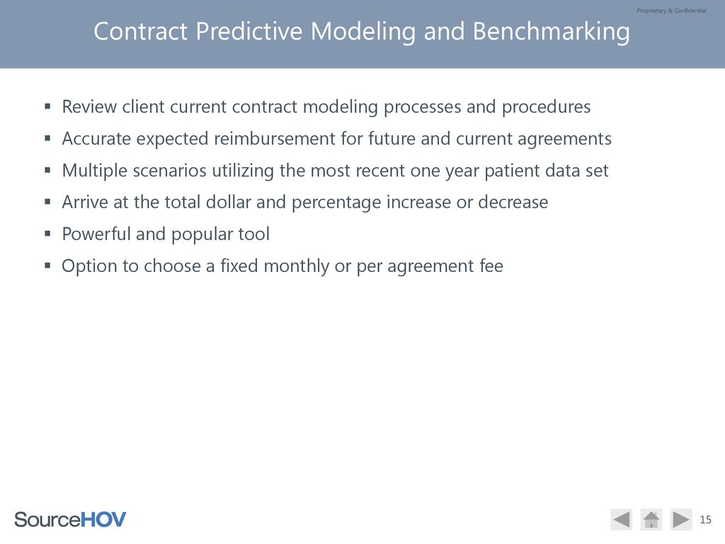 Modeling Agreement Contract Revenue Integrity For Providers Ppt Download