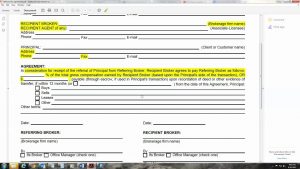 Mortgage Broker Fee Agreement How To Fill Out A Referral Fee Agreement