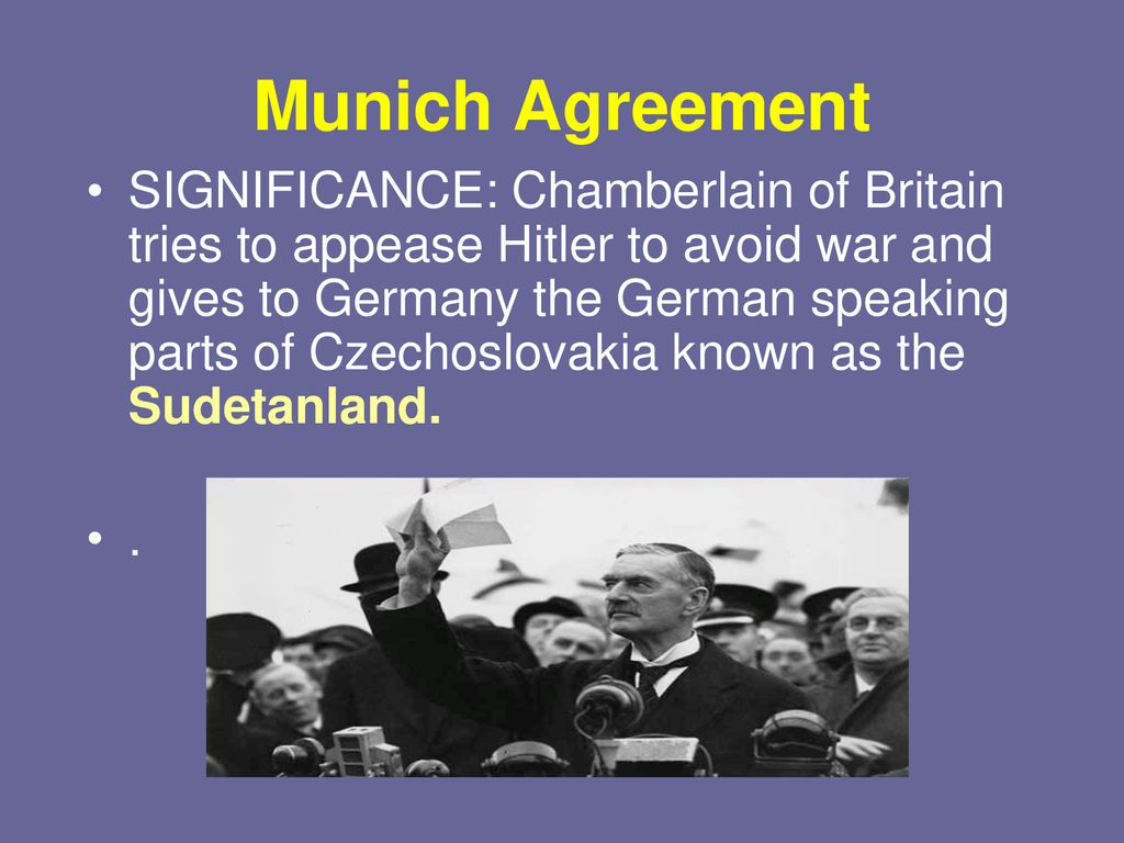 Munich Agreement Significance Take Out The World War Ii Guided Reading T Ppt Download