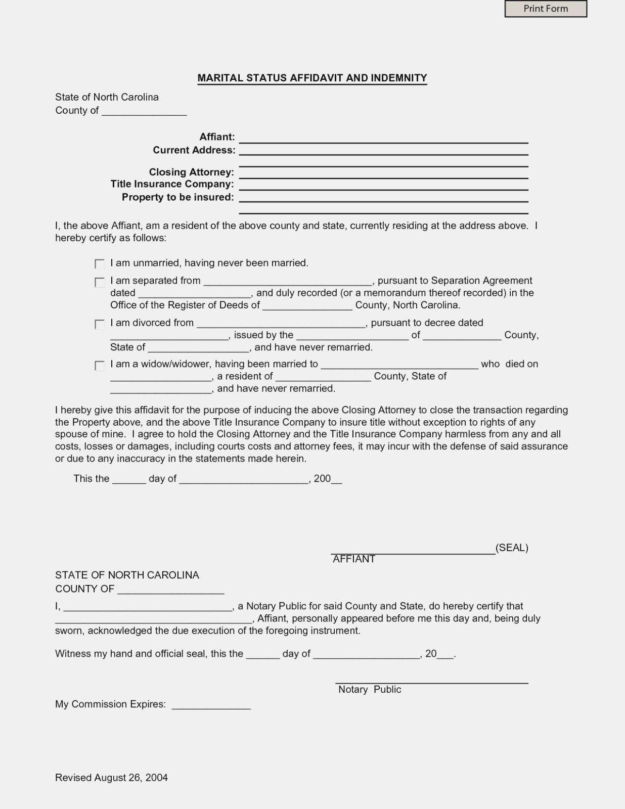 Nc Separation Agreement Template Separation Agreement Template Nc Best Of Separation Agreement