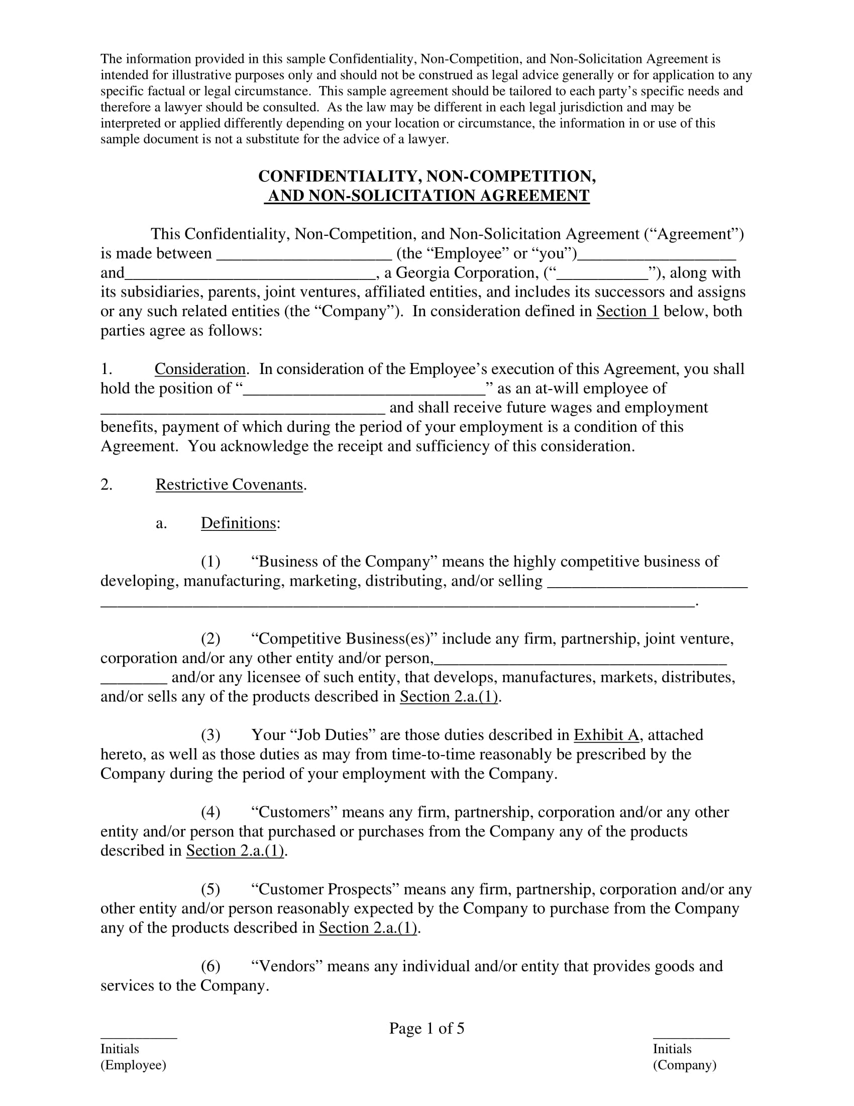 Non Compete Agreement Meaning 21 Non Compete Agreement Examples Pdf Word Examples