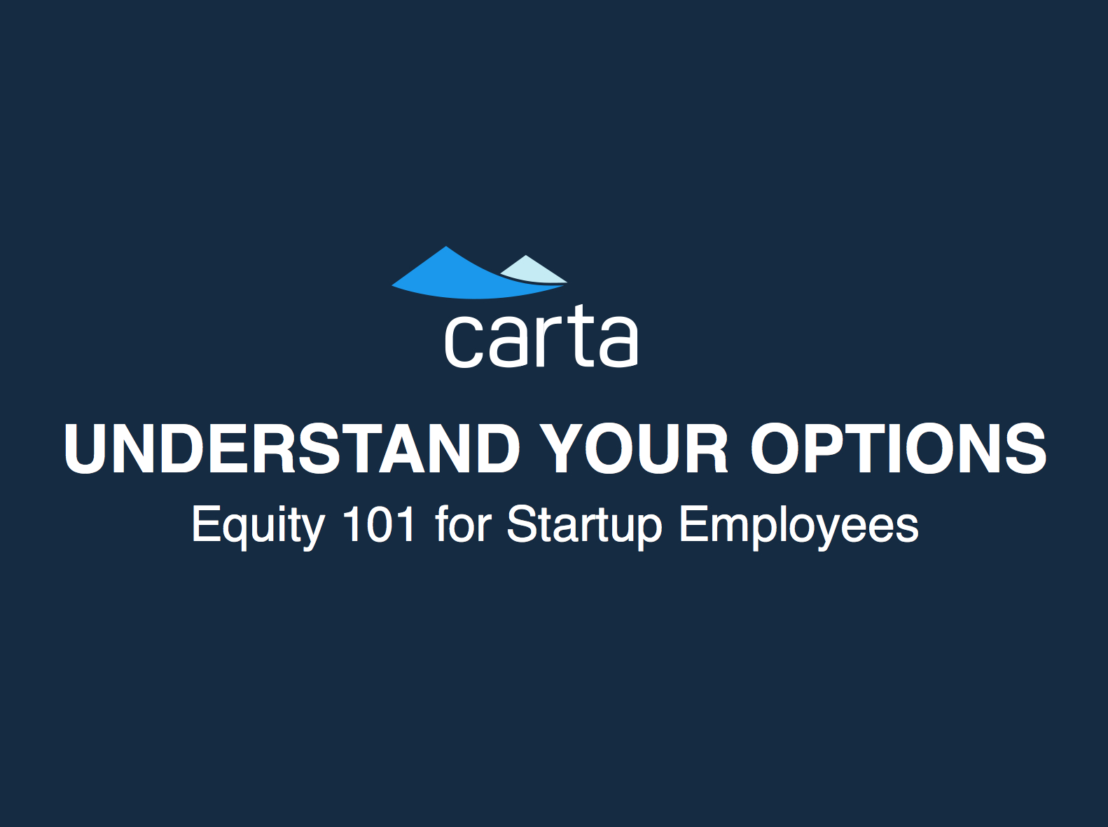 Non Qualified Stock Option Agreement The Basics Of Stock Options Explained For Startup Employees Carta