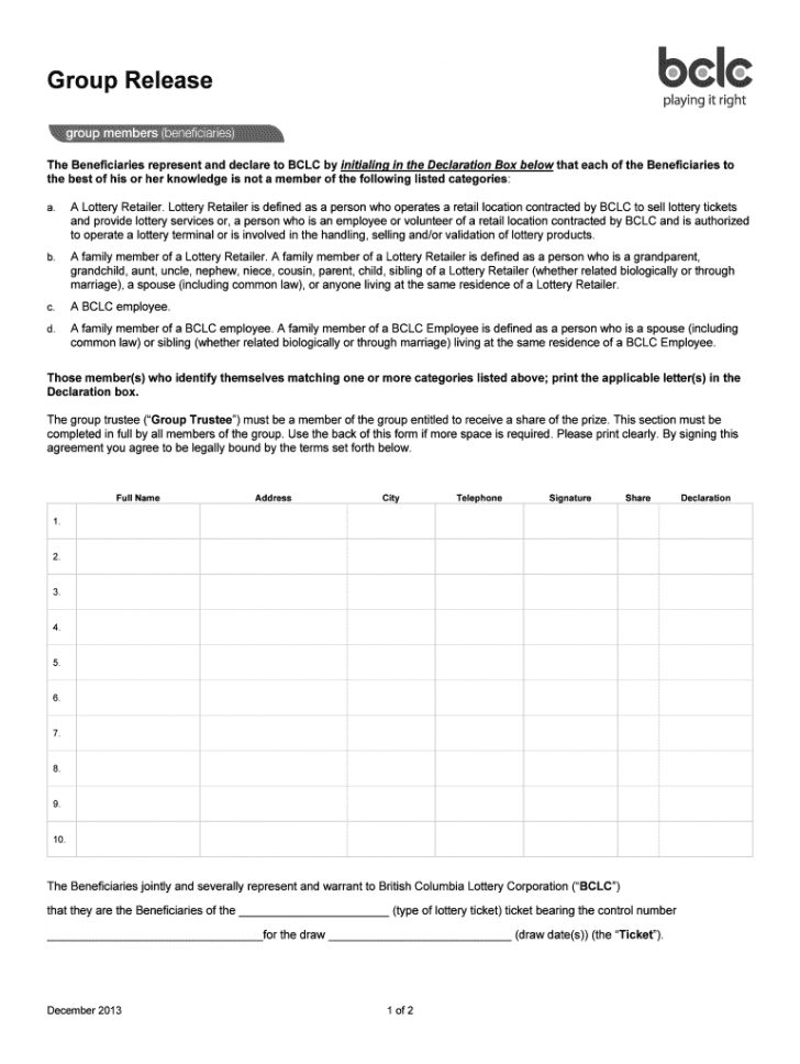 Office Pool Lottery Agreement Bclc Group Form Fill Online Printable Fillable Blank Pdffiller 2709