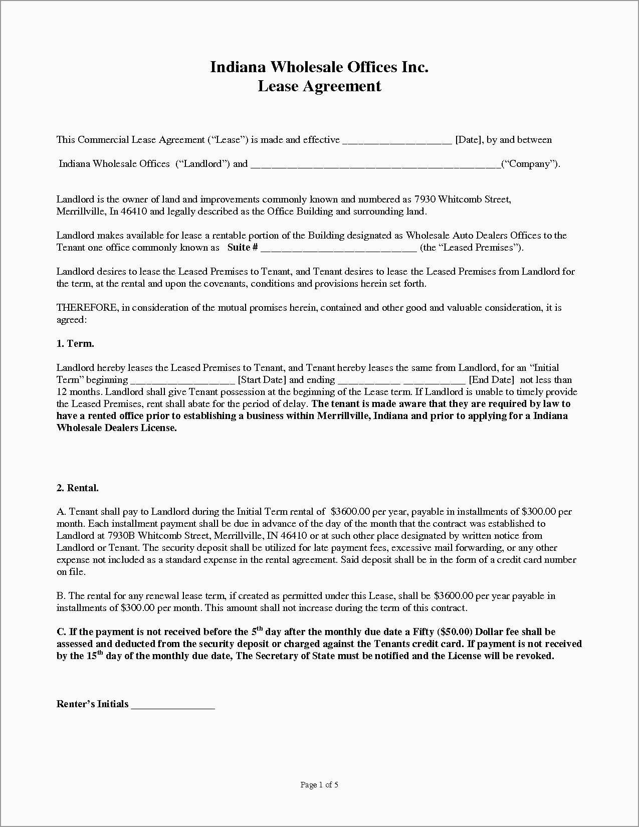 Office Tenancy Agreement Template Fresh Office Lease Template Free Best Of Template