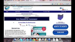 Ohio Residential Lease Agreement Ohio Residential Lease Agreement