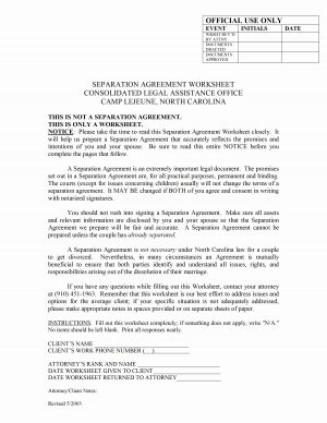 Ontario Legal Separation Agreement Template 8 Example Of Legal Separation Agreement Penn Working Papers