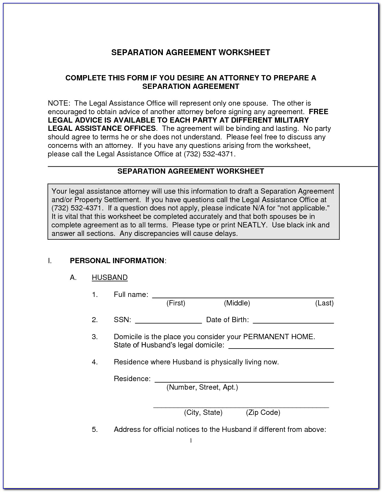 Ontario Legal Separation Agreement Template Legal Separation In Nc Forms Form Resume Examples Xb2o5zzpdg
