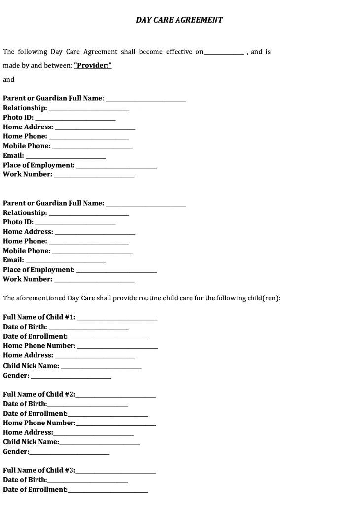 parent-child-care-provider-agreement-daycare-contract-form-fillable-pdf