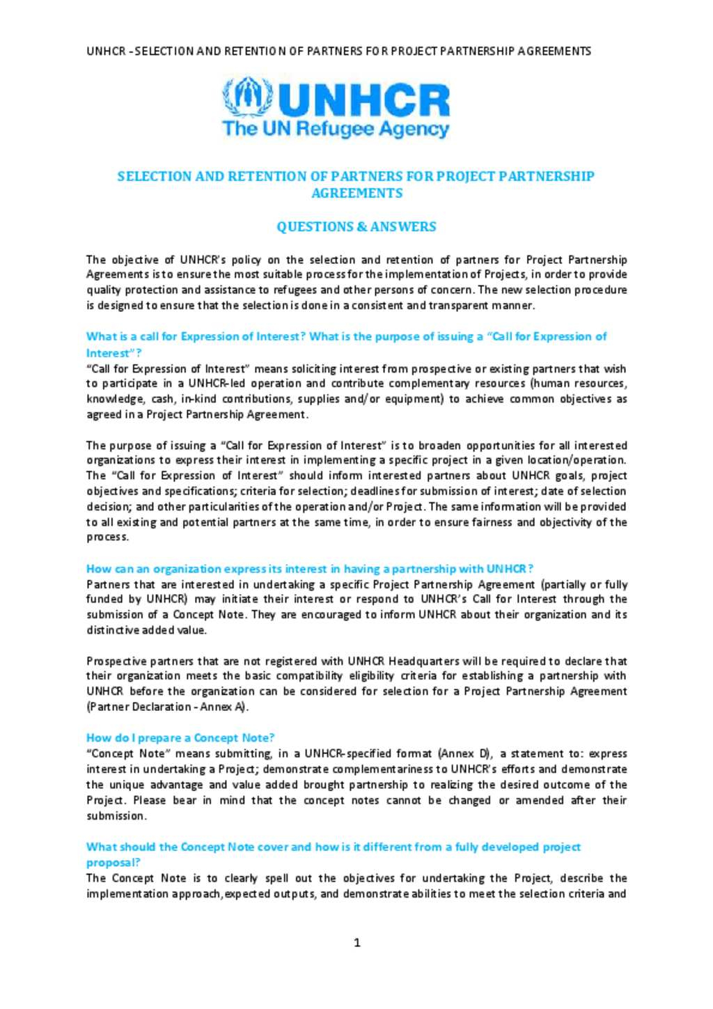 Partnership Agreement Pdf Download Document Selection And Retention Of Partners For Project