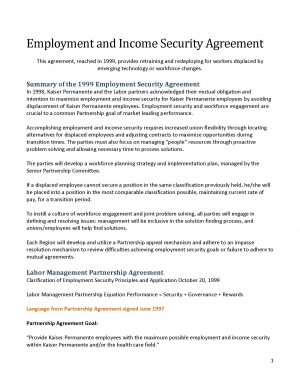 Partnership Agreement Pdf Download Employment And Income Security Agreement Labor Management Partnership