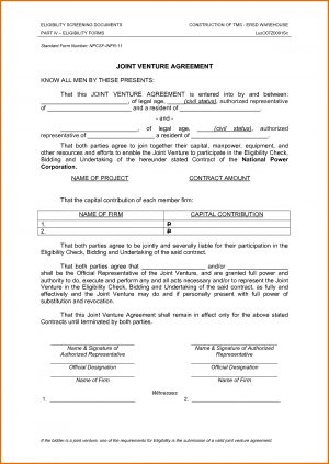 Partnership Agreement Pdf Download Joint Venture Partnership Agreement Pdf 53418 Joint Venture