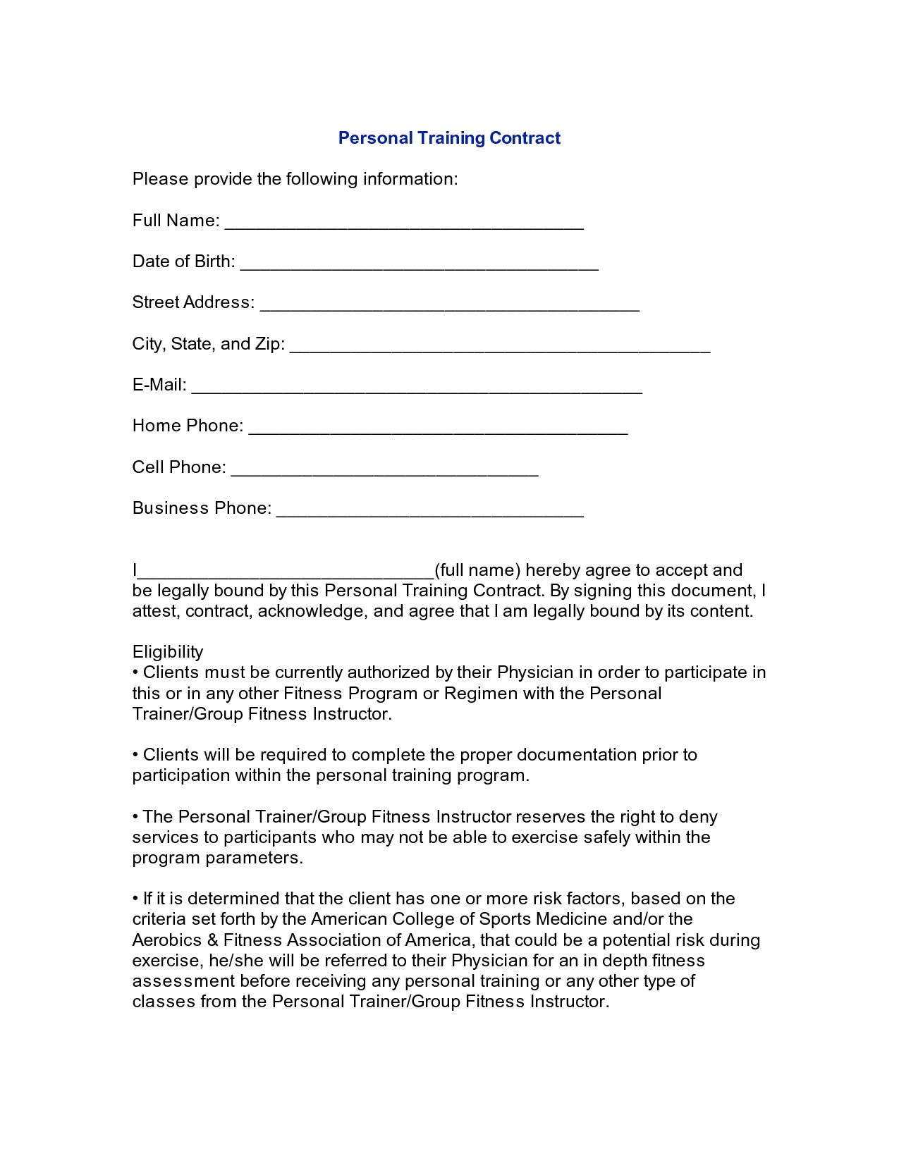 Personal Agreement Template Personal Agreement Contract Template Clean 10 Best Of Personal