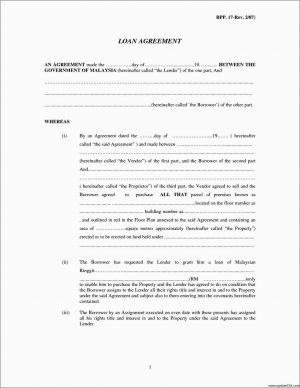 Personal Loan Agreement Letter New Free Online Loan Agreement Template Best Of Template