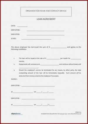 Personal Loan Agreement Template Personal Loan Agreement Form Ataumberglauf Verband