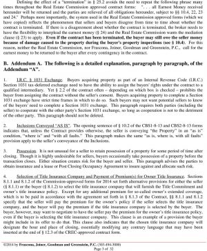 Post Closing Occupancy Agreement Frascona Joiner Goodman And Greenstein Pc Pdf