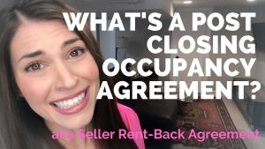 Post Closing Occupancy Agreement How Do Post Closing Occupancy Agreements Work Whats Post Closing Occupancy Agreement