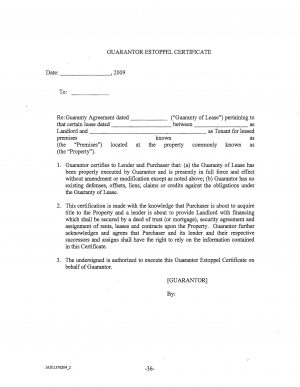 Post Closing Occupancy Agreement Real Estate Sale Agreement