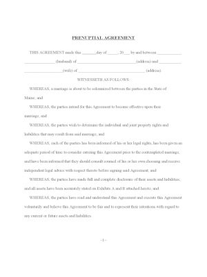 Prenuptial Agreement Form Pdf Premarital Agreement Template 8 Free Prenuptial Agreement Itinerary