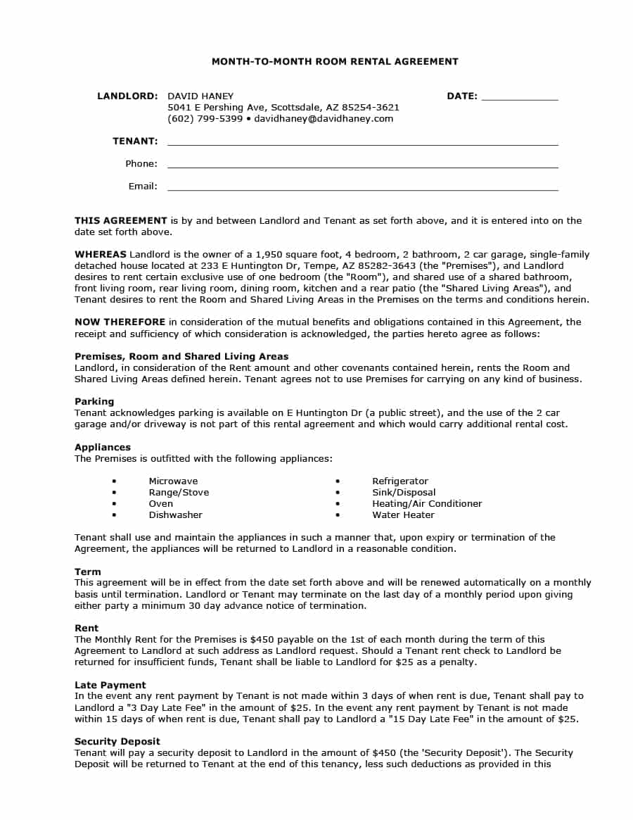 Private Rental Agreement Wa 39 Simple Room Rental Agreement Templates Template Archive