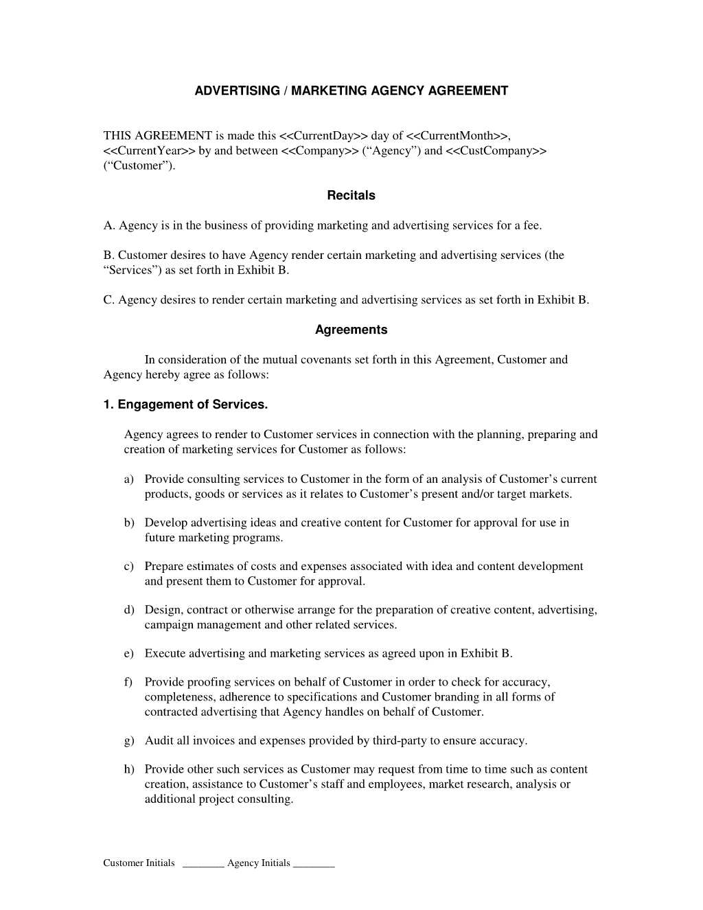 Promotion Agreement Template Trs Promotion Agreement Template Id88070 Opendata